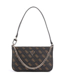 Guess Noelle Q Logo Shoulder bag brown logo