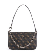 Guess Noelle Q Logo Skuldertaske brown logo
