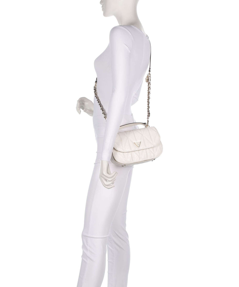 Guess Aldina G-Shine Crossbody bag offwhite