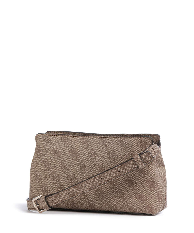 Guess Katya 4G Logo Crossbody bag latte logo