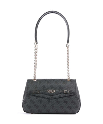 Guess Katya 4G Logo Skuldertaske coal logo
