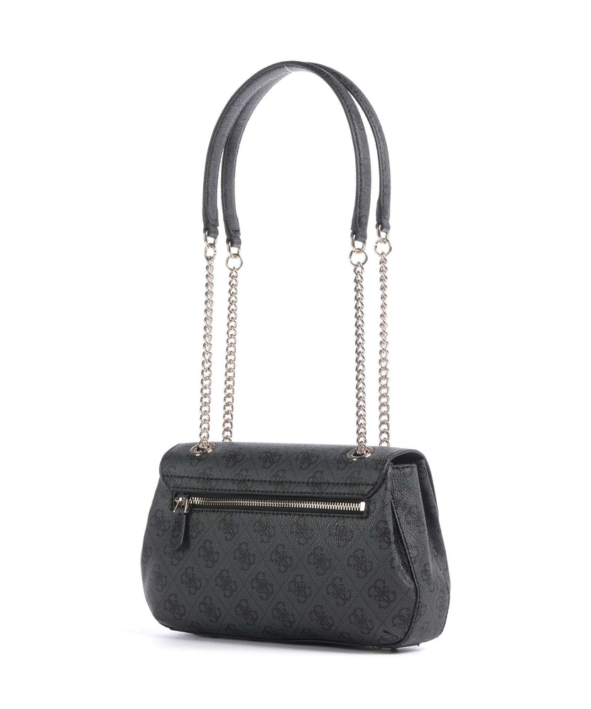 Guess Katya 4G Logo Shoulder bag coal logo