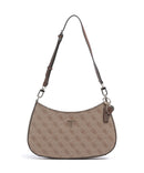 Guess Noelle Skuldertaske latte logo/brown