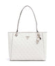 Guess Noelle Shopper taske white logo