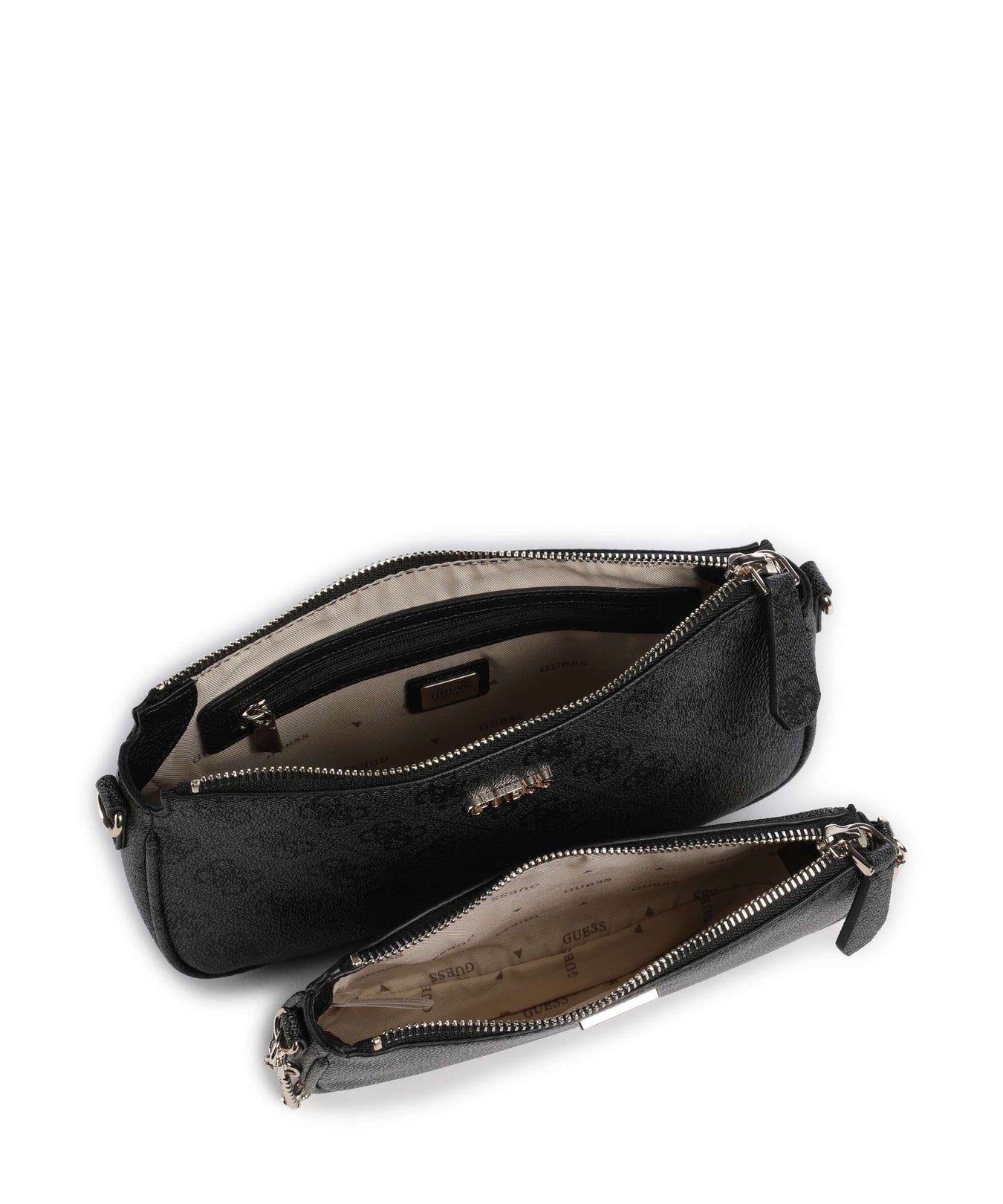 Guess Noelle 4G Logo Shoulder bag coal logo