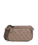 Guess Noelle 4G Logo Skuldertaske latte logo/brown