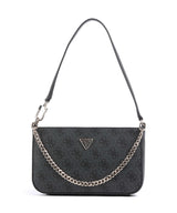Guess Noelle Mini Skuldertaske coal logo