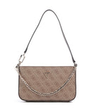 Guess Noelle Mini Skuldertaske latte logo/brown