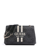 Guess Noelle 4G Logo Skuldertaske coal logo