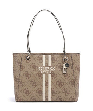 Guess Noelle 4G Logo Shopper taske latte logo