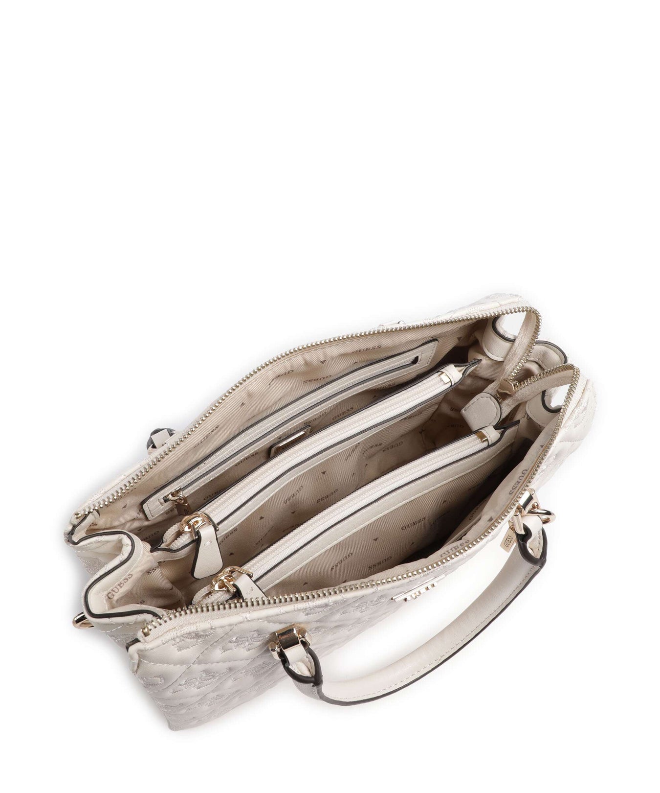 Guess Adelasia Handbag offwhite