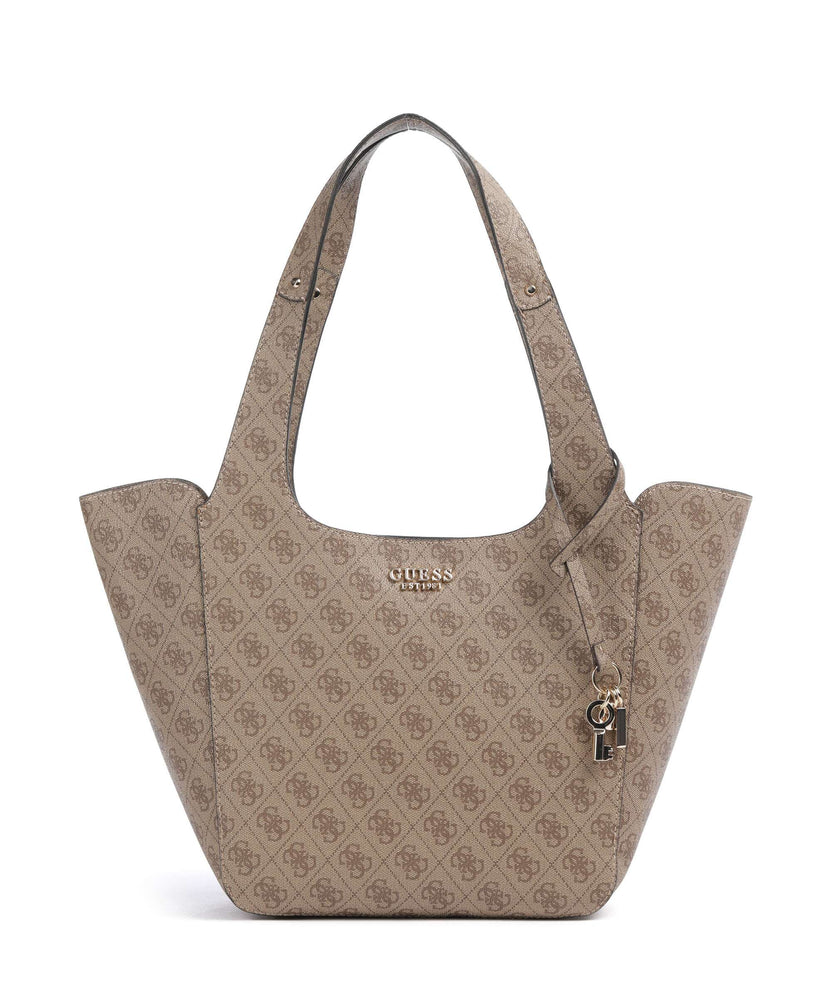 Guess Calista Tote bag latte logo