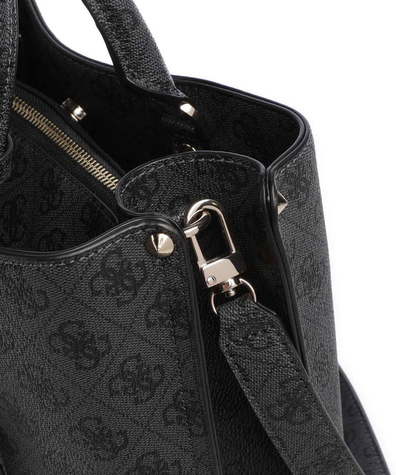 Guess Meridian Handbag coal logo