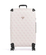 Guess Berta 4G Logo Kuffert med 4 hjul rose water logo