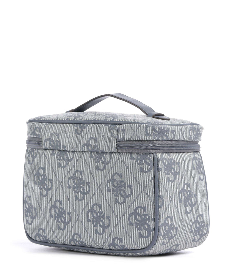 Guess Berta 4G Logo Toiletry bag slate grey