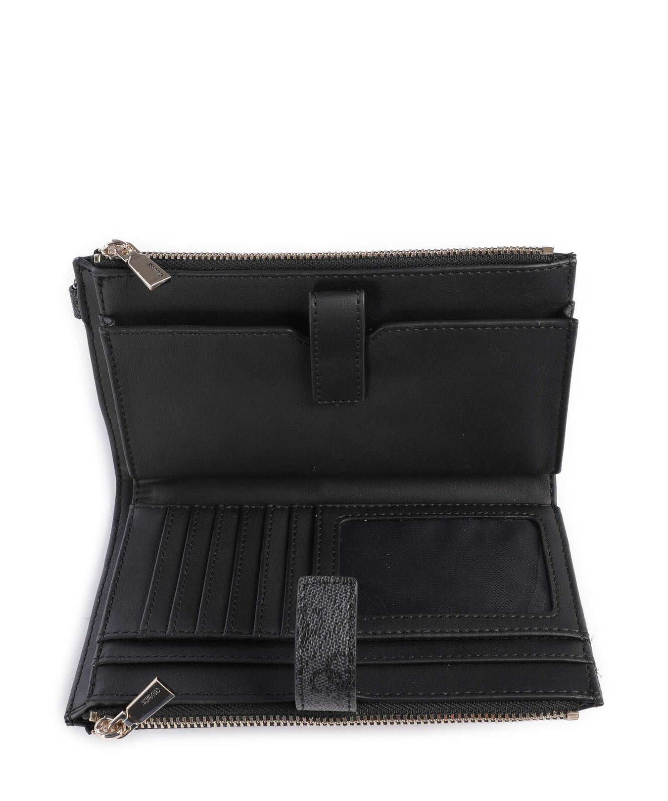 Guess Laurel Wallet coal logo