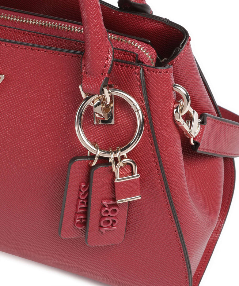 Guess Noelle II Luxury Handbag garnet
