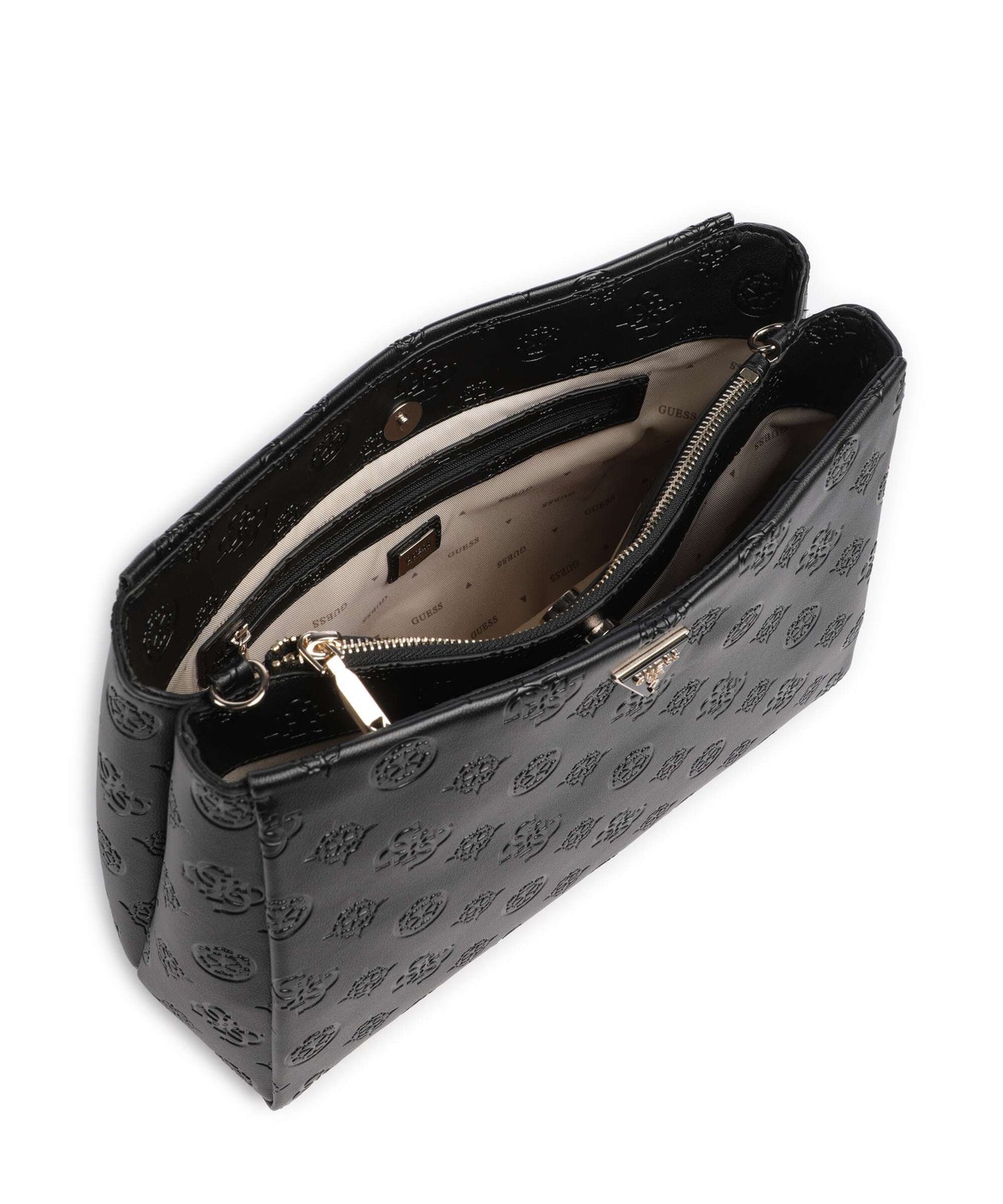 Guess Tisha Shoulder bag black logo