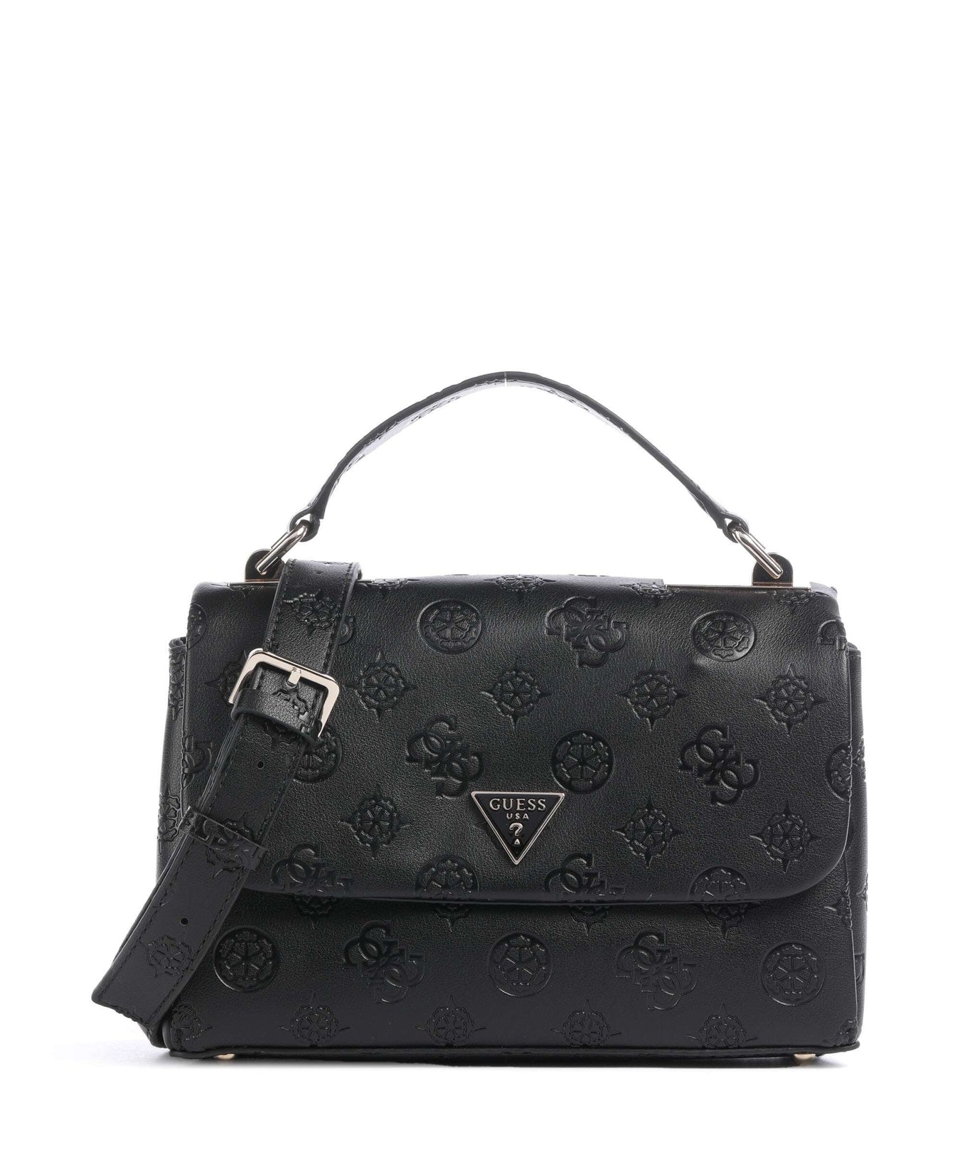 Guess Tisha Handbag black logo