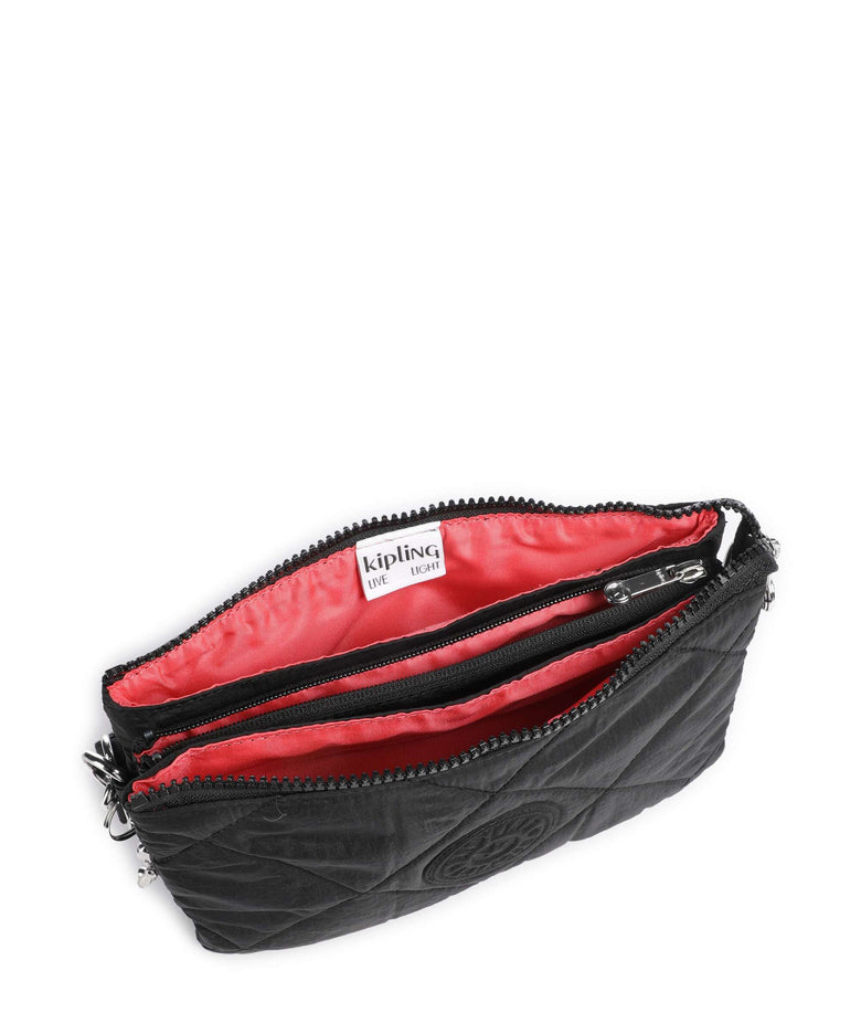 Kipling Crinkled Quilt Riri Crossbody bag cosmic black