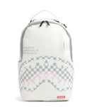 Sprayground Cream Check Shark Central Rygsæk multicolour