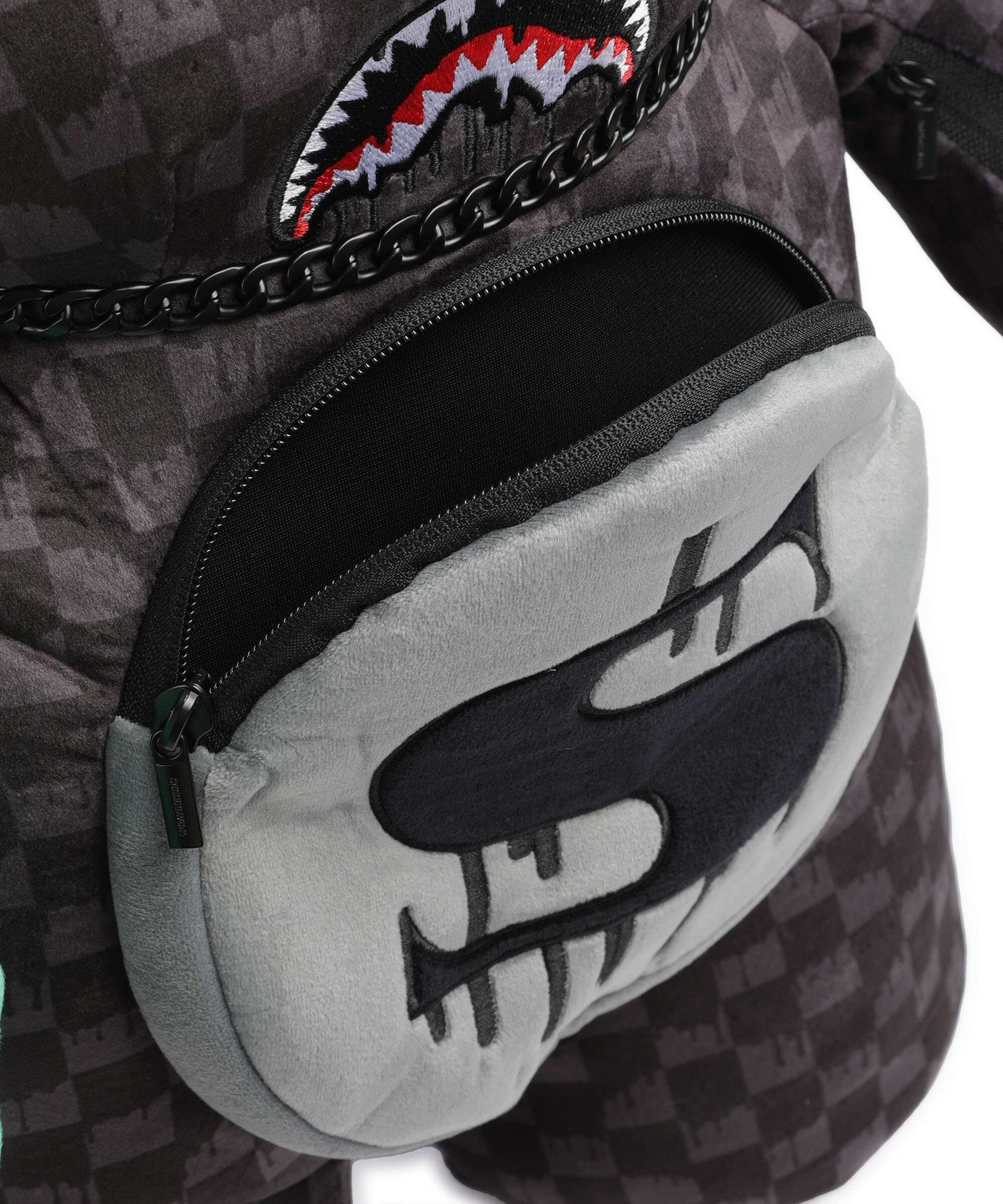 Sprayground Dripping Sharks in Paris Moneybear Backpack black