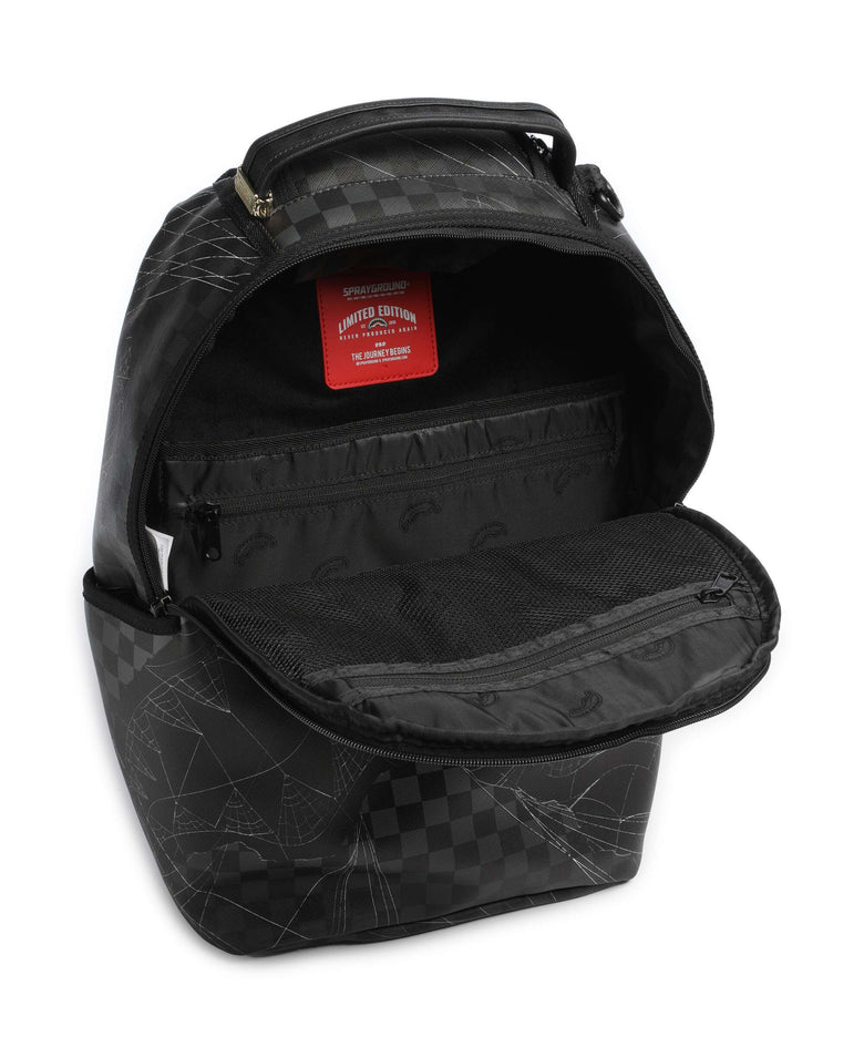 Sprayground Spider Web Backpack black