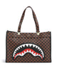 Sprayground Sawtooth Sharks in Paris Shopper taske brown