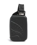 Sprayground Printed Zipper Shark Sling bag black