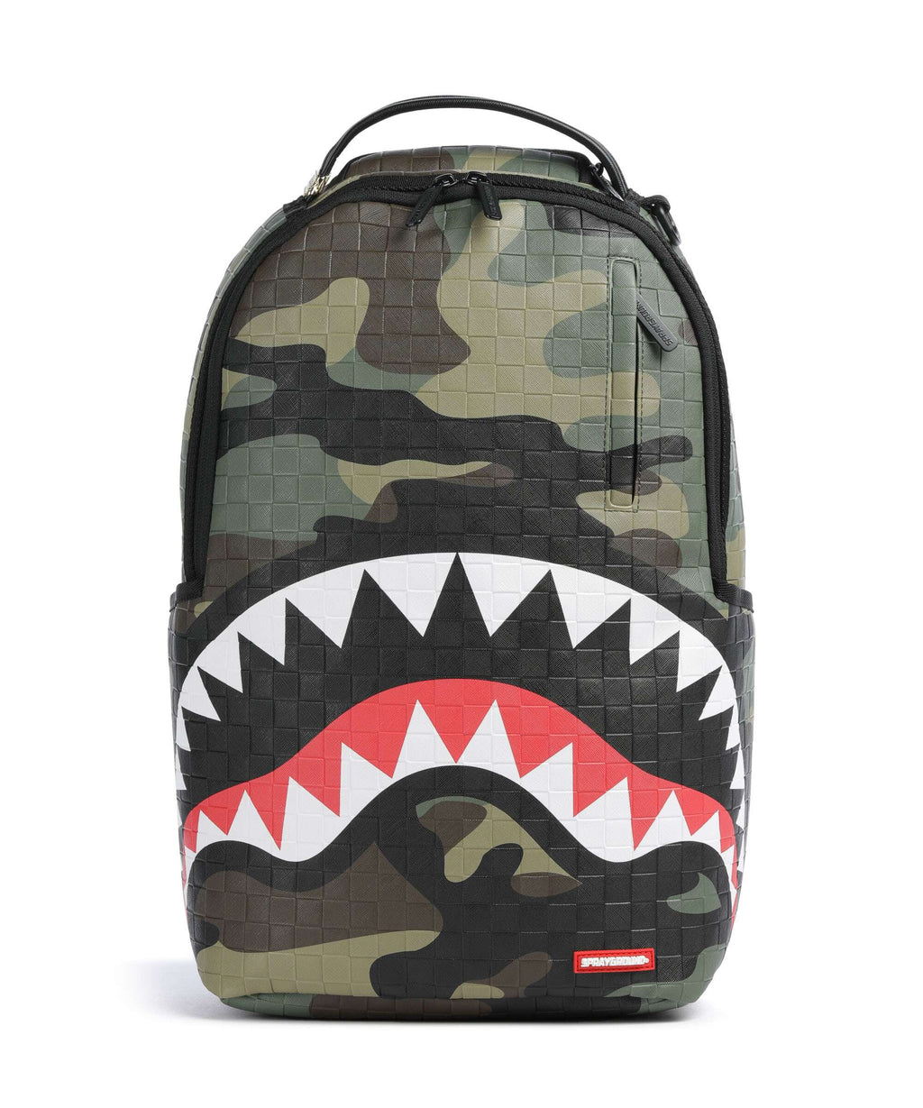 Sprayground Woodland Camo Check Backpack multicolour