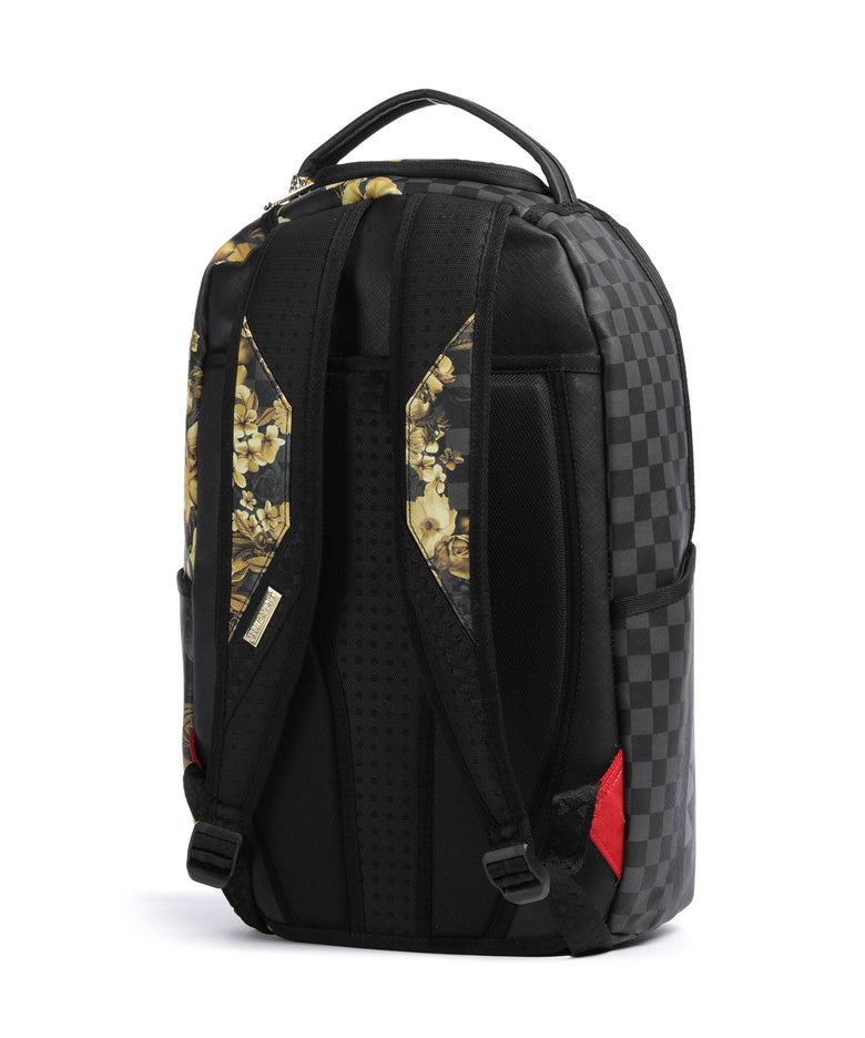 Sprayground Gold Floral Remix Backpack black