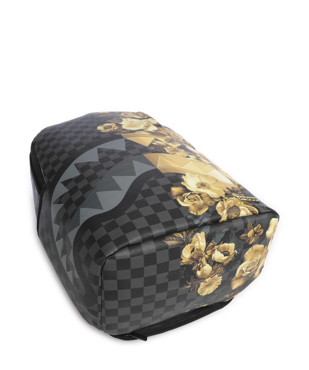 Sprayground Gold Floral Remix Backpack black