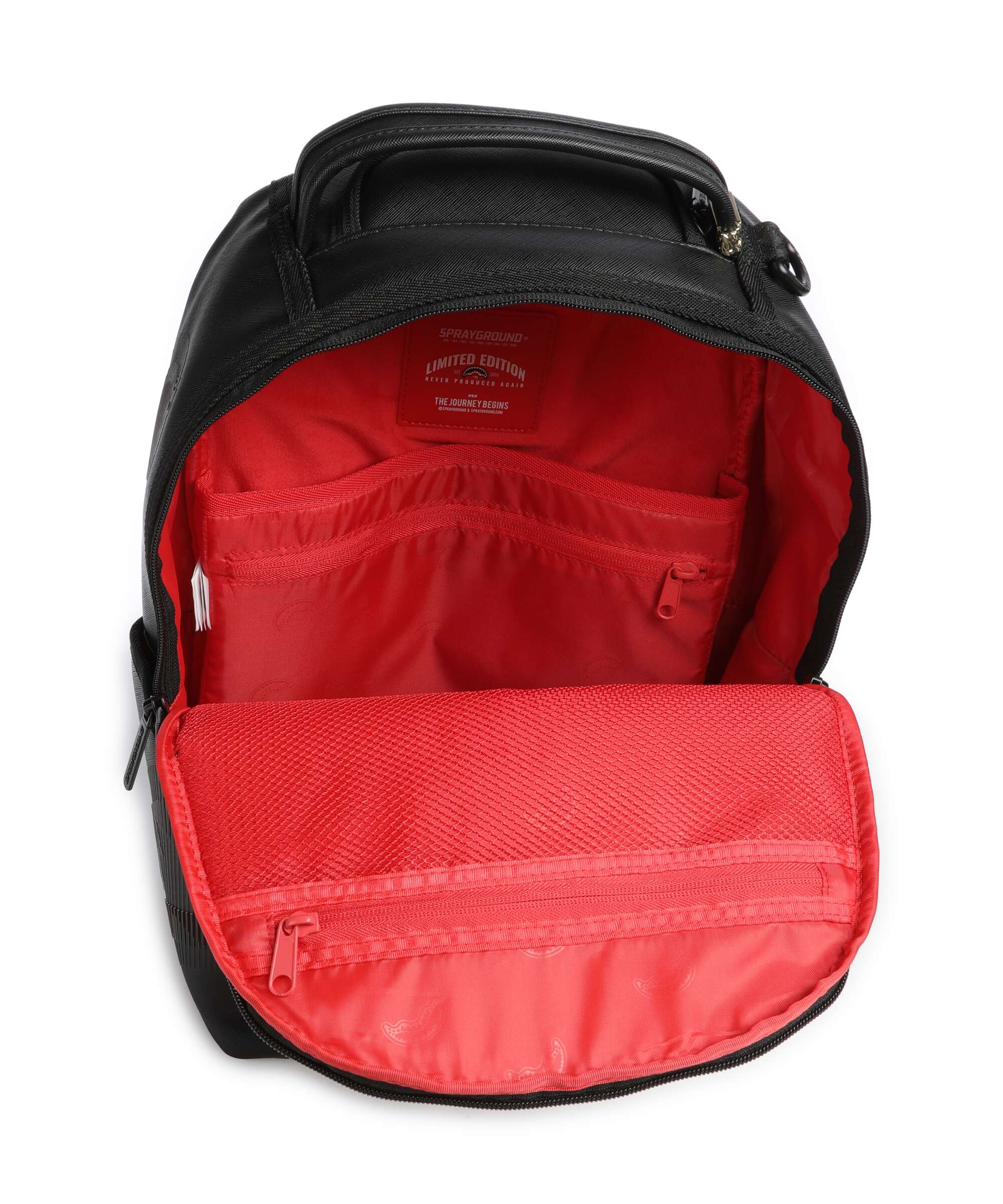 Sprayground Disappearing Shark Backpack black