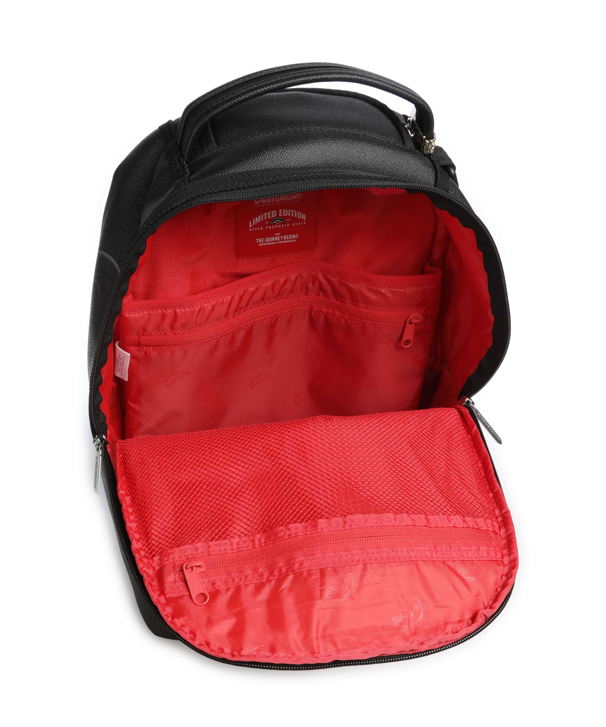 Sprayground Printed Hanging Stuff Backpack black