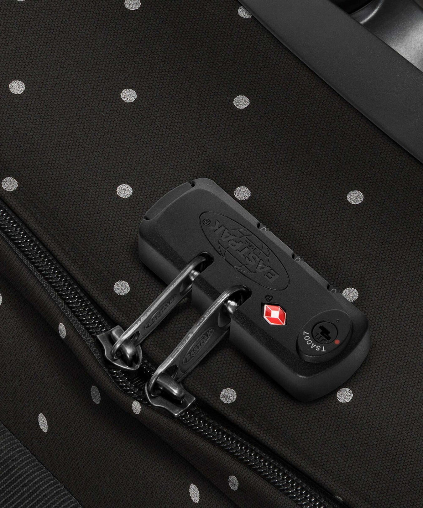 Eastpak Tranverz L Travel bag with wheels dots black/silver