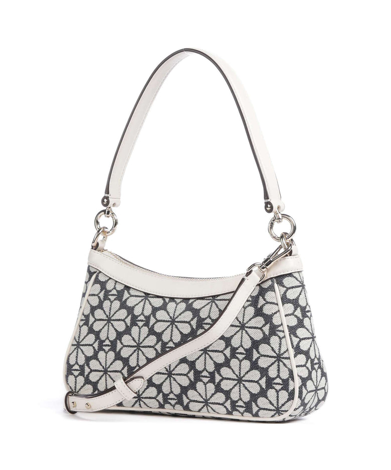 Kate Spade New York Spade Flower Jacquard Shoulder bag charcoal grey/multicolour