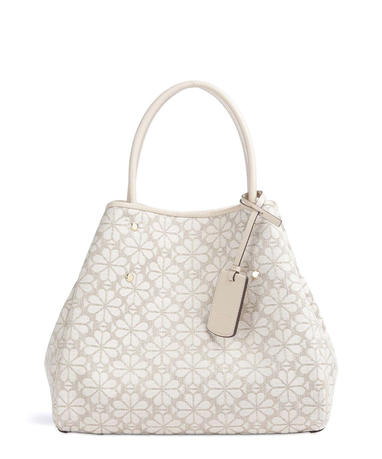Kate Spade New York Spade Flower Jacquard Handbag natural/multicolour