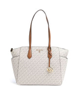 Michael Kors Marilyn Shopper taske vanilla/acorn