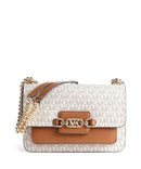 Michael Kors Heather Skuldertaske vanilla/acorn