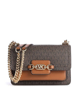 Michael Kors Heather Skuldertaske brown/acorn