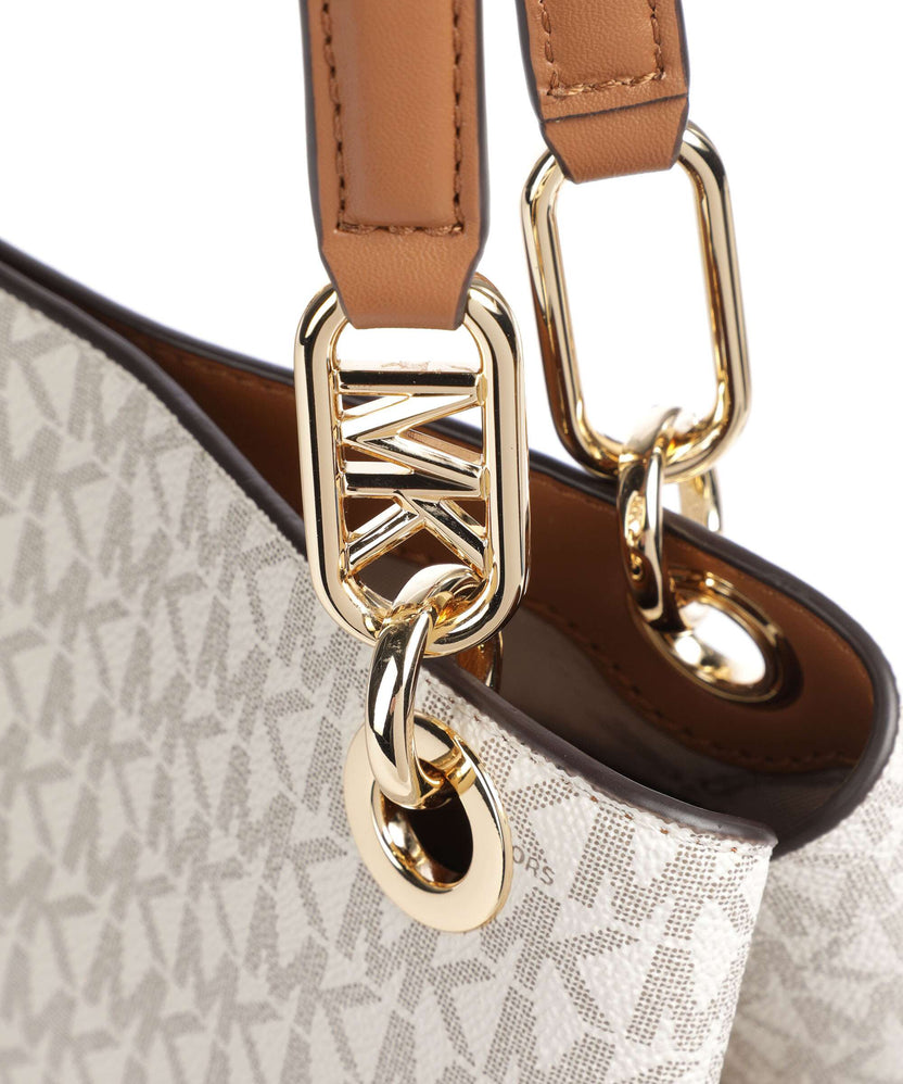 Michael Kors Kensington Hobo bag vanilla/acorn