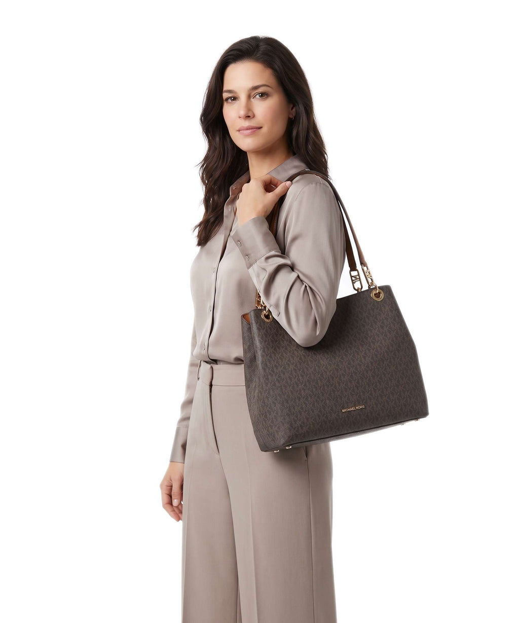 Michael Kors Kensington Hobo bag brown/acron