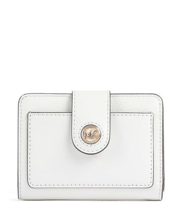 Michael Kors MK Charm Pung optic white