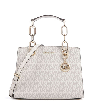 Michael Kors Cynthia Håndtaske vanilla cream