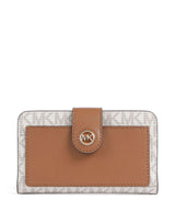 Michael Kors MK Charm Pung vanilla/acorn