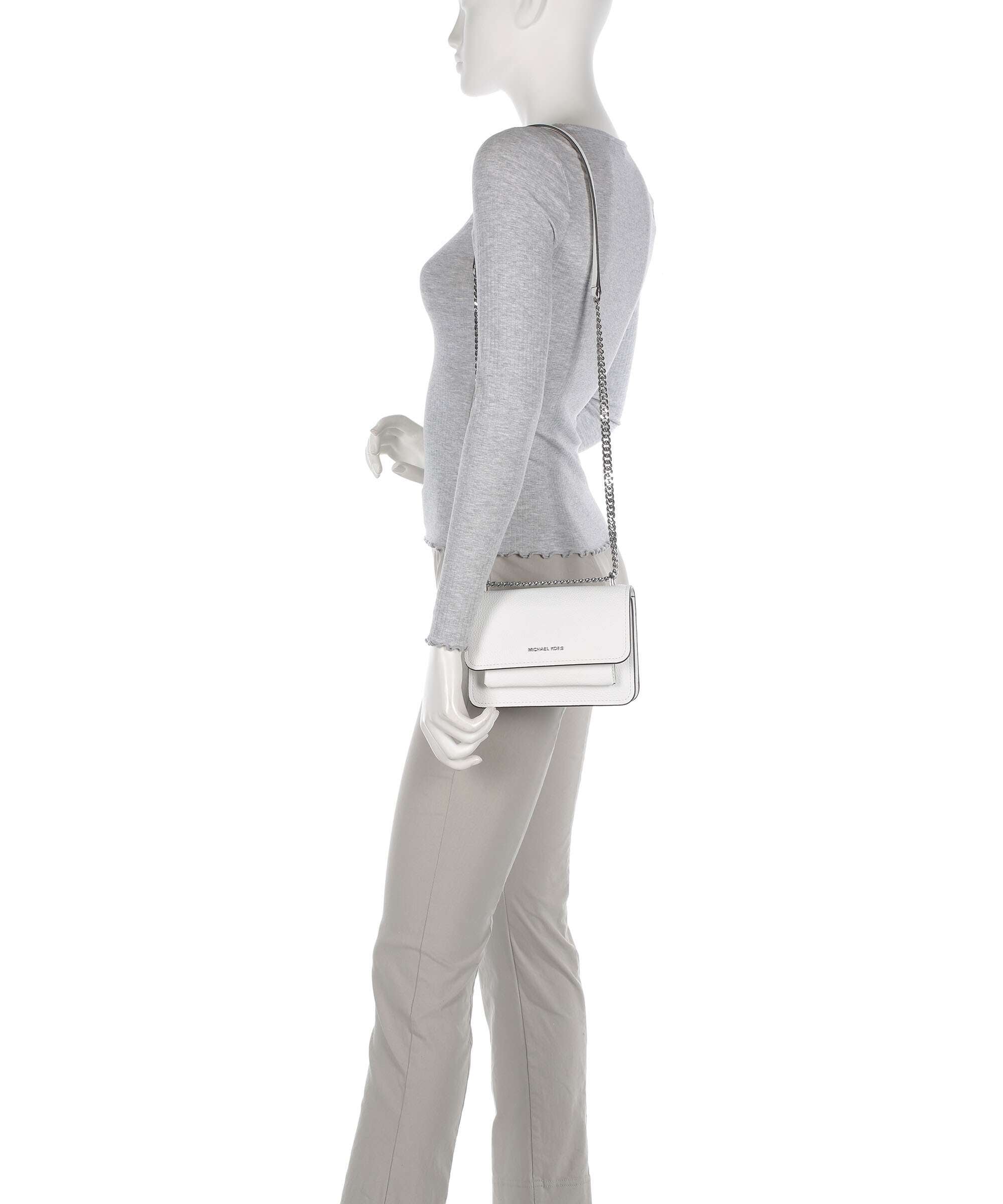 Michael Kors Claire Small Shoulder bag optic white