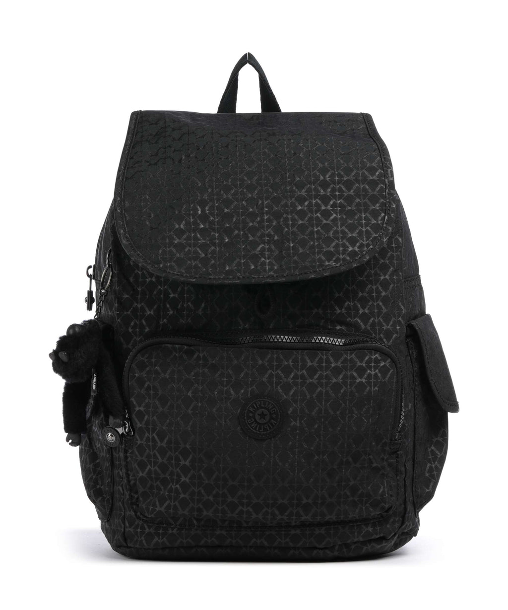 Kipling Basic City Pack Backpack signature embossed