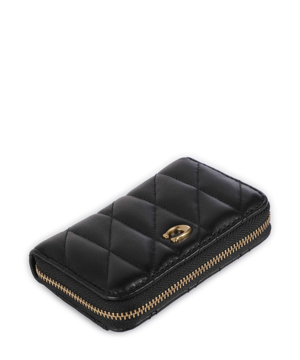 Coach Essential Quilted Pillow Wallet black