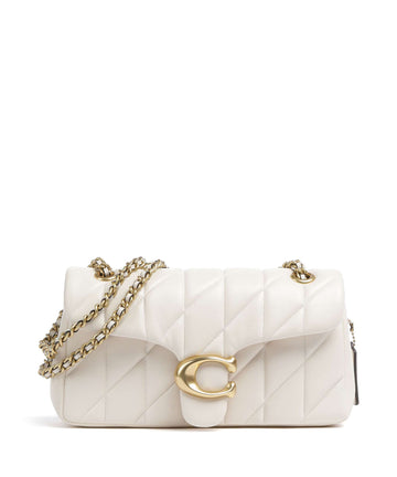 Coach Tabby Quilted 26 Skuldertaske chalk