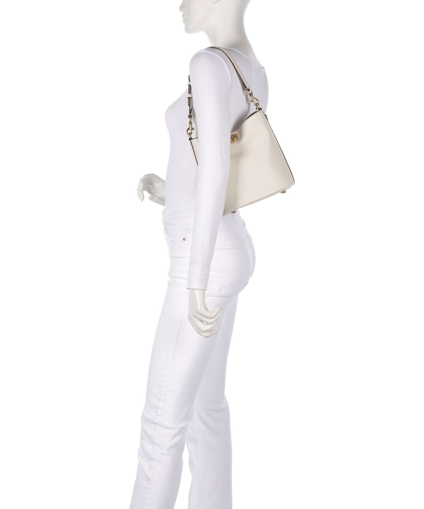 Coach Willow Soft 19 Hobo bag chalk